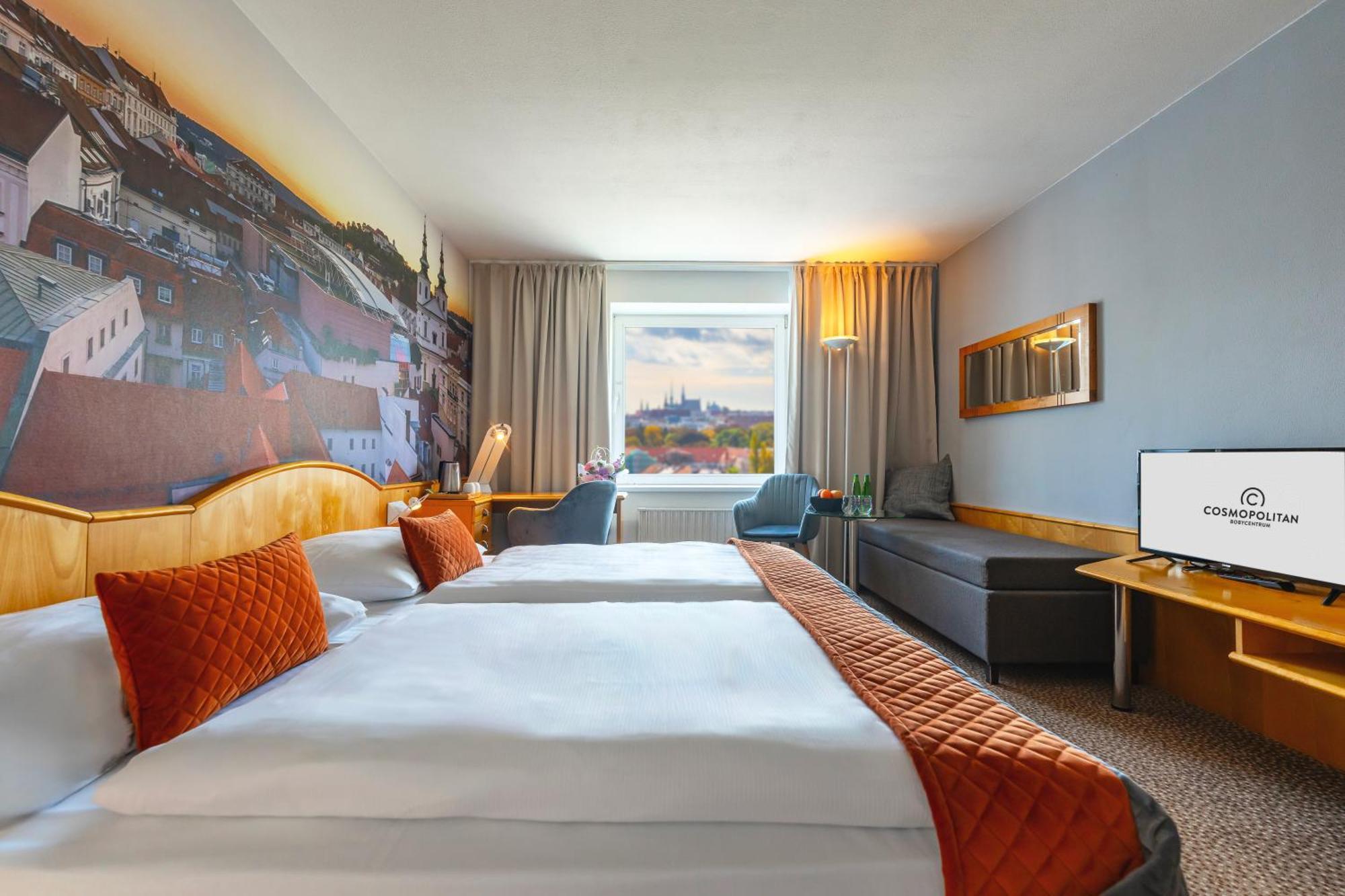 Cosmopolitan Bobycentrum - Czech Leading Hotels 브르노 객실 사진