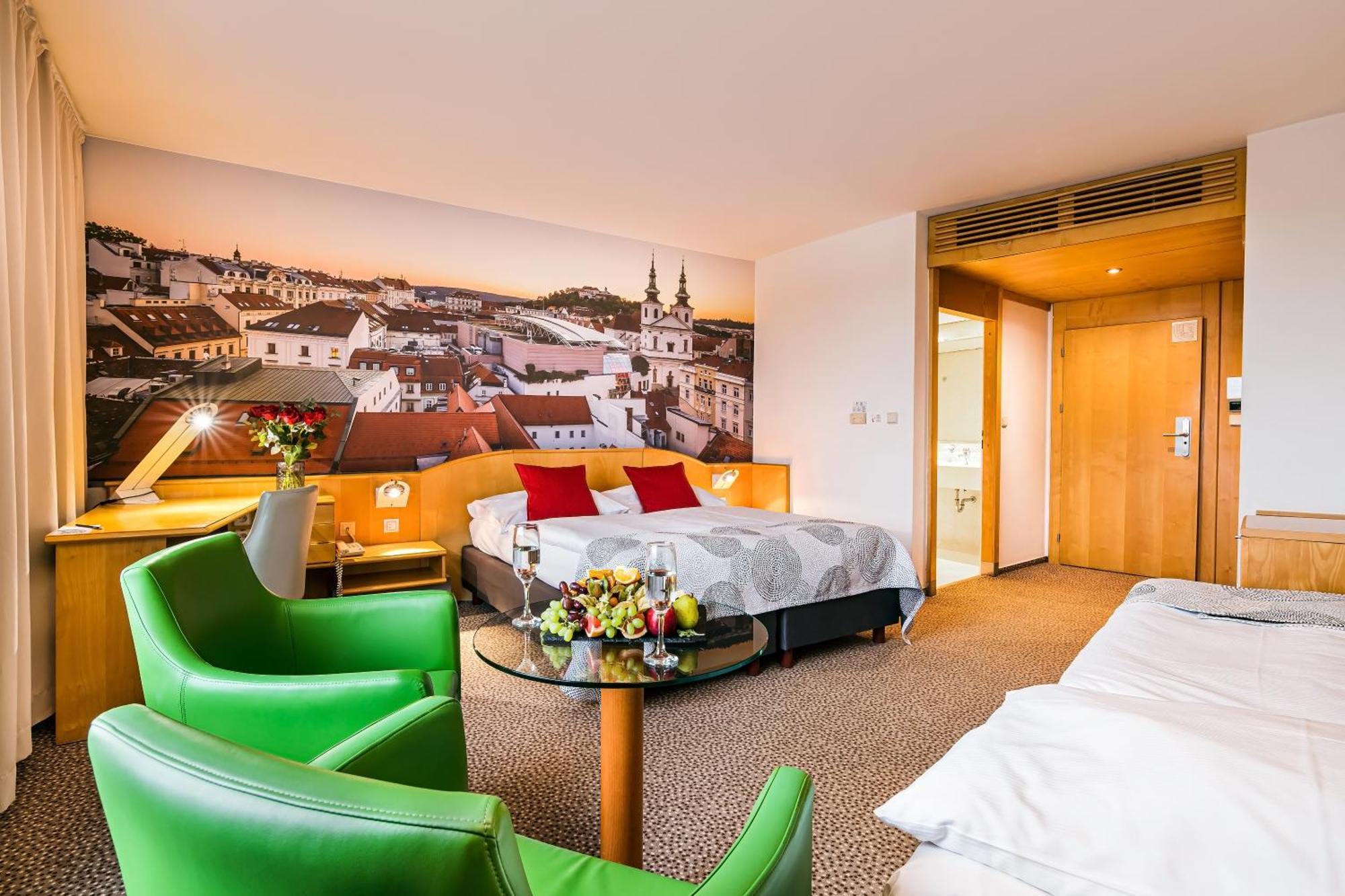 Cosmopolitan Bobycentrum - Czech Leading Hotels 브르노 객실 사진