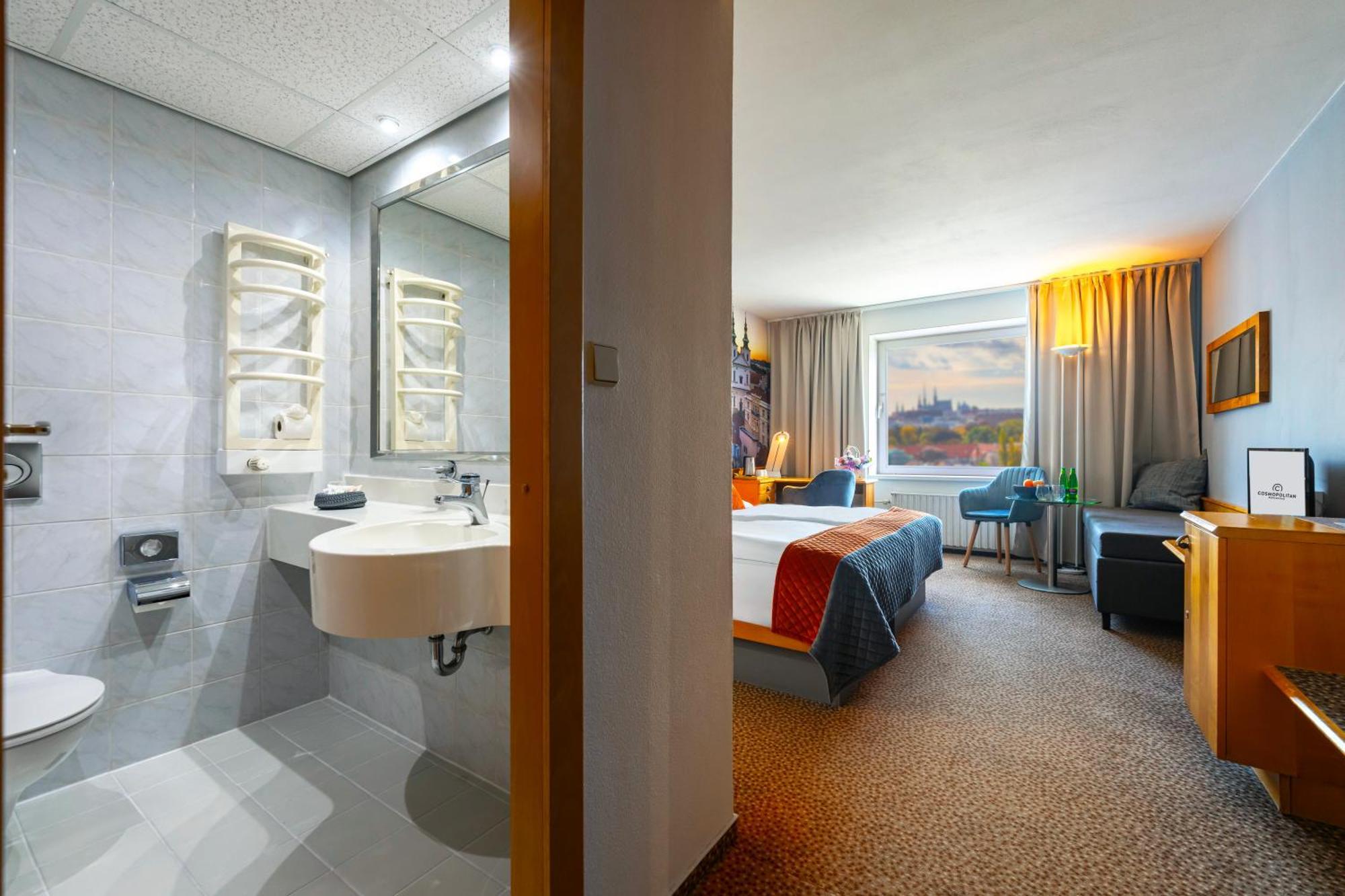 Cosmopolitan Bobycentrum - Czech Leading Hotels 브르노 객실 사진